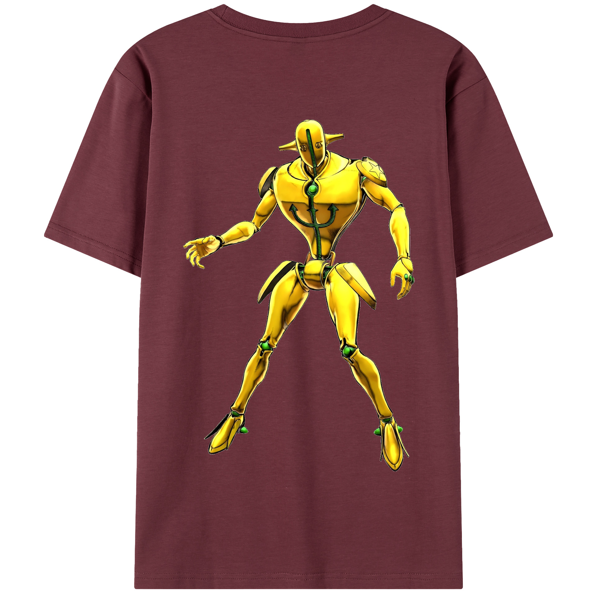 （画像用） ジョジョの奇妙な冒険 JoJo's Bizarre Adventure 綿100％半袖Tシャツ（背面プリント）